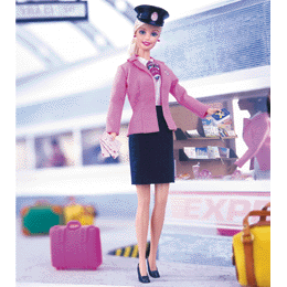 Barbie Train Fun