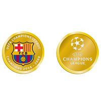 barcelona Boxed UCL Champions Commemorative Coin.