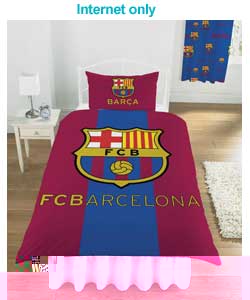 Barcelona Football Duvet Set - Single