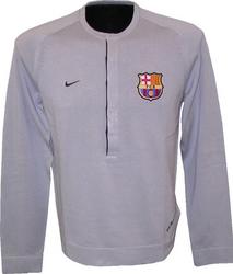 Official 07-08 Barcelona Cover Up Top (grey). Authentic Nike item available in sizes M L XL.