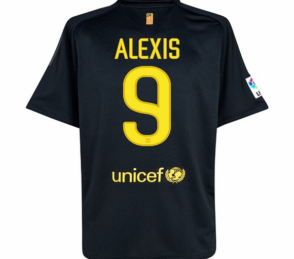Barcelona Nike 2011-12 Barcelona Nike Away Shirt (Alexis 9)