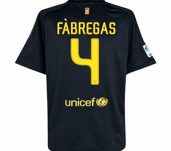 Barcelona Nike 2011-12 Barcelona Nike Away Shirt (Fabregas 4)