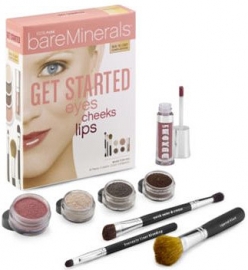 Bare Escentuals GET STARTED EYES CHEEKS LIPS -