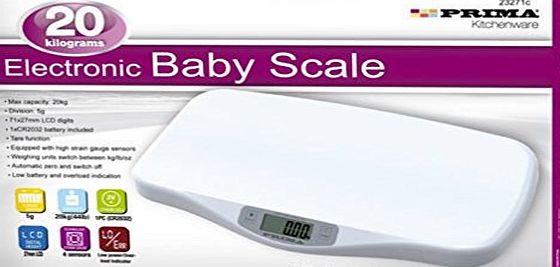 BARGAINS-GALORE 20KG ELECTRONIC BABY WEIGHING SCALE INFANT PET BATHROOM TODDLER DIGITAL HOME NEW