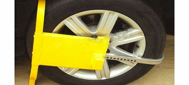 BARGAINS-GALORE CAR VAN WHEEL CLAMP SAFETY LOCK FOR CARAVANS SAFE NEW