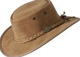 Barmah, 1296[^]165154 Foldaway Bronco Hat - Hickory