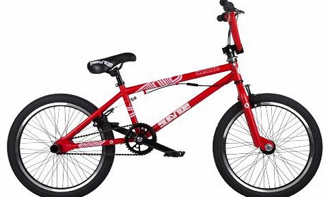 Boys Stance Freestyle BMX Bike - Satin Red, 20 Inch
