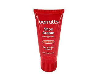 Barratts 50ml Applicator Shoe Cream for Brown Leather