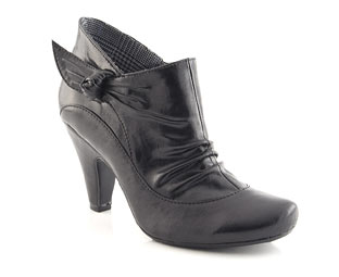 Ankle Boot With Knot Trim