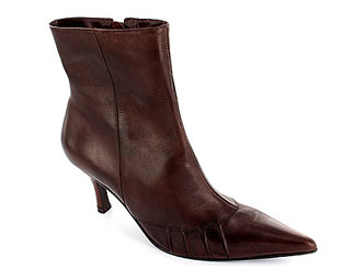Barratts Classic Pointed Toe Ankle Boot With Pleat Detail