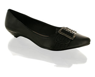 Barratts Fab Pointed Toe Shoe With Buckle Detail