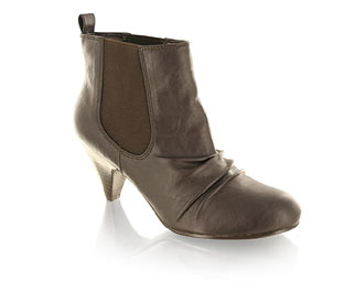 Fabulous Ankle Boot With Ruche Detail