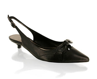 Barratts Fabulous Pointed Toe Low Court Shoe