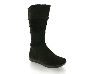 Barratts Fabulous Slouch Boot With Faux Fur Trim