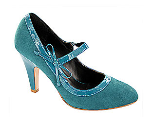 Barratts Fashionable Suede Effect Bow Detail Mary Jane