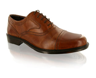 Barratts Formal Lace Up Shoe with Oxford Toe Cap