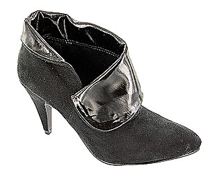 Barratts Funky Dip Sided Patent Cuff Boot