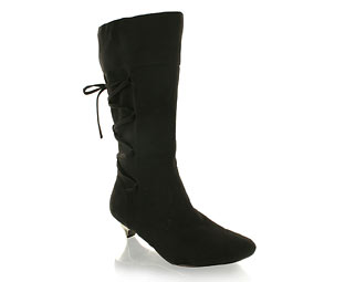 Girly Lace Trim Casual Boot - Junior