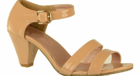 BARRATTS Kaitlin Nude Patent Sandal