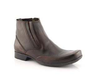 Barratts Leather Ankle Boot With Mud Guard