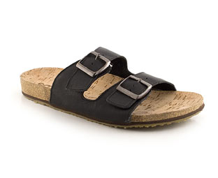 Leather Footbed Style Mule