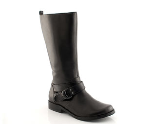 Leather Mid High Boot - Junior