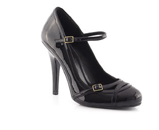 Patent Mary Jane Court Shoe