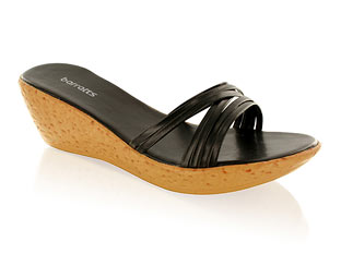 Simple Open Toe Sandal With Strap Detail