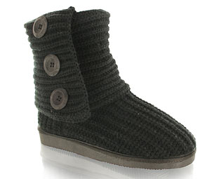 Barratts Snug Knitted Casual Slouche Boot