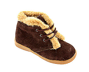 Barratts Sweet Lace Up Suede Ankle Boot - Nursery