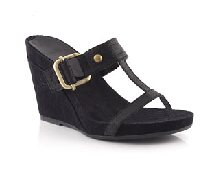 Barratts T Bar Wedge With Buckle Trim
