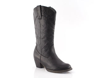 Barratts Trendy Cowboy Boot With Crease Effect