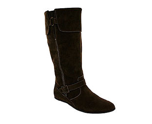 Barratts Trendy Mid High Casual Boot With Buckle Trim