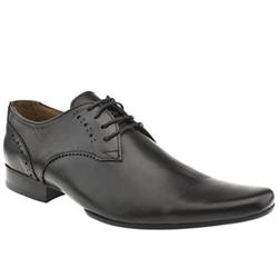Base London Male Glimps Punch Gibson Leather Upper in Black