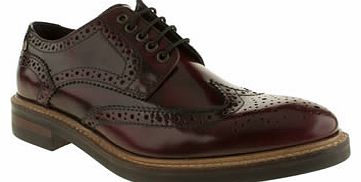 mens base london burgundy manor brogue shoes