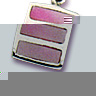 Basics Contemporary Pink Mother of Pearl Pendant