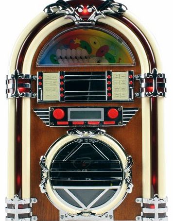 basicXL Retro jukebox with AM / FM radio and CD-player