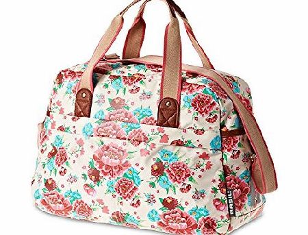 Basil Bicycle Bloom Carry All Shoulder Bag - Gardenia White, 18 Litres