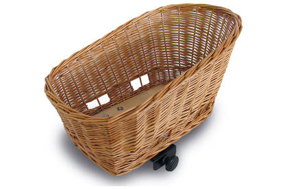 Wicker Dog Rear Basket