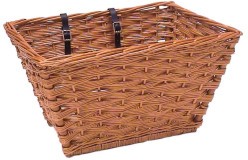 Wicker Jumbo Rectangular Basket and Leather Staps (Extra Large) 2008