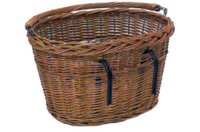 Wicker Oval Front Basket