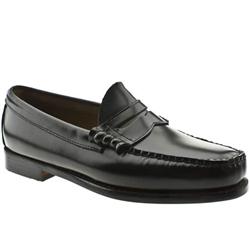 Bass Male Larson Penny Loafer Leather Upper in Black, Tan