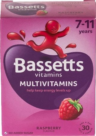 Bassetts, 2102[^]0107139 Multivitamins 7-11 Years Multivitamins