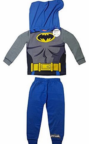 Boys Batman Novelty Pyjama With Cape 5-6 Years