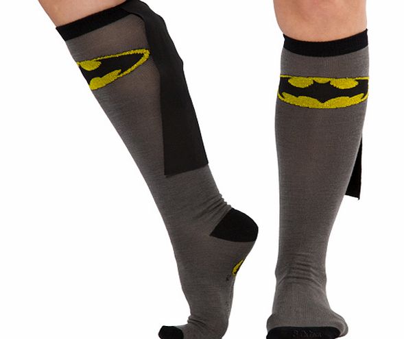 BATMAN Caped Knee High Socks