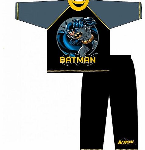 KIDS BOYS BATMAN PYJAMAS AGE 9-10 YRS BLACK CHARACTER PJS ANIMATED BATMAN PYJAMA PJ