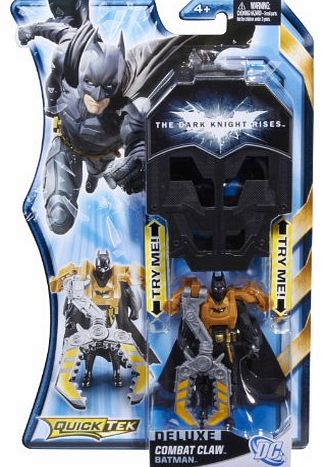 QuickTek Arsenal W7197 Batman Figurine from ``Dark Knight Rises`` with Attacking Claws