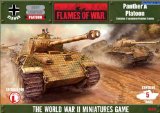 Battlefront Miniatures Flames Of War German Panther A Platoon (5 Tanks)