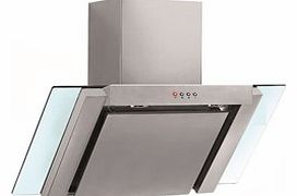 Baumatic BE900GL Angled Stainless Steel And