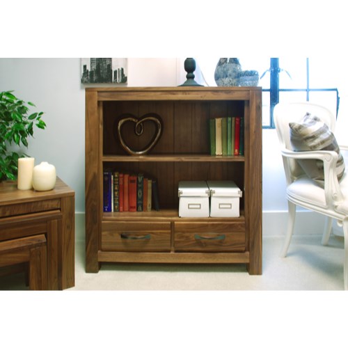 Baumhaus Mayan Low Bookcase in brown